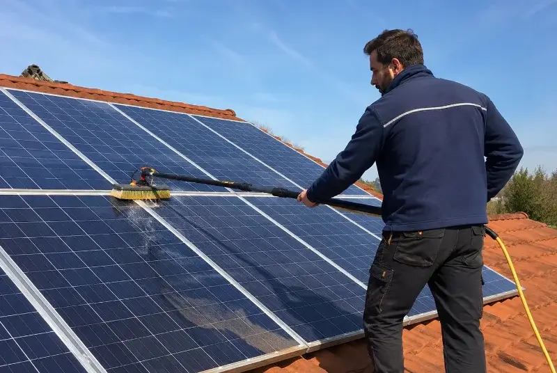 Nettoyage et entretien de panneaux solaires à Beaupuy